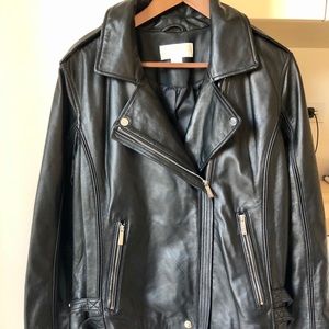 Beautiful MICHAEL Michael Kors leather jacket NWT